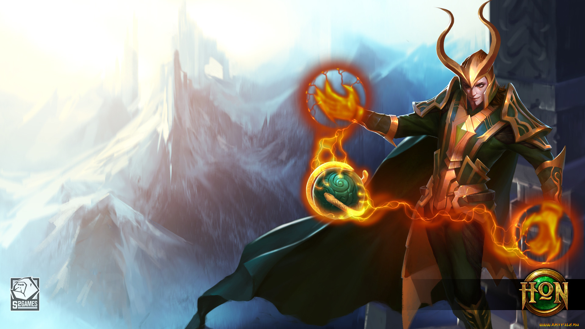  , heroes of newerth, , , fan, art, heroes, of, newerth, loki, corrupted, disciple